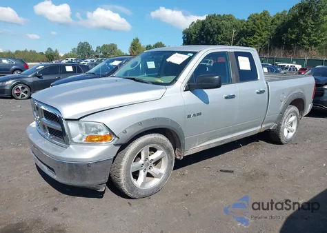 2009 Dodge Ram 1500 Slt/Sport/Trx из США, поврежденный, VIN 1D3HB18P29S796621